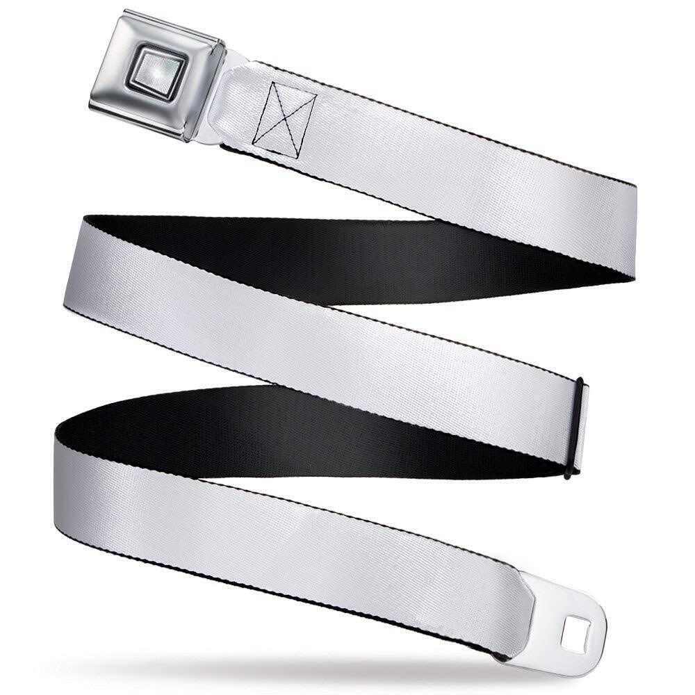 8954 Starburst Seatbelt Belt - White Webbing
